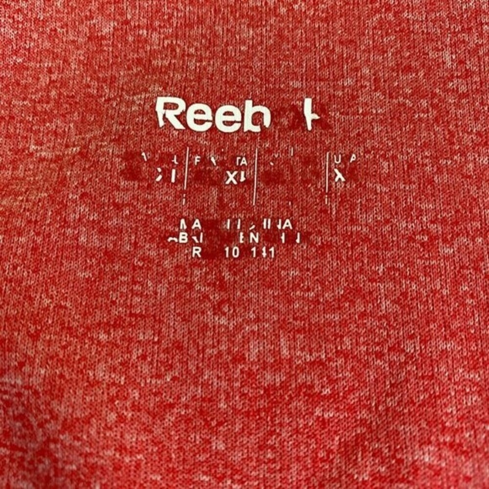 Reebok Racerback Ribbed Red Tank Top - Picture 3 of 7